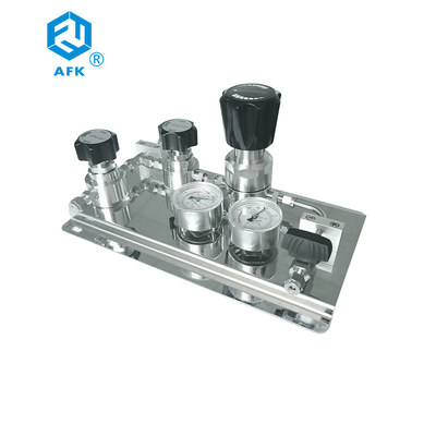 AFK Pneumatic Manifolds Sistem Pasokan Panel Pengatur Tekanan Gas
